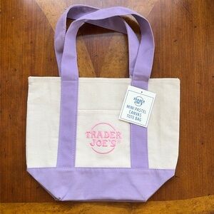 Trader Joe’s Mini Tote Bag - Purple
